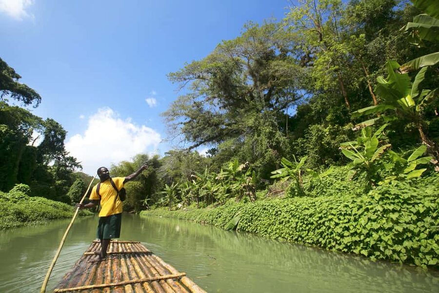 Ocho Rios: Horseback Riding in the Ocean and Bamboo Rafting - Through Fern Gully: The Road Tunnel of Farns (Yes, Really)