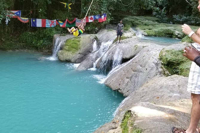 Ocho Rios Private Horse Riding, River Tubing and Rafting[Entry fee not included] - Stop 1: Ocho Rios Blue Hole swim time (about 2 hours)