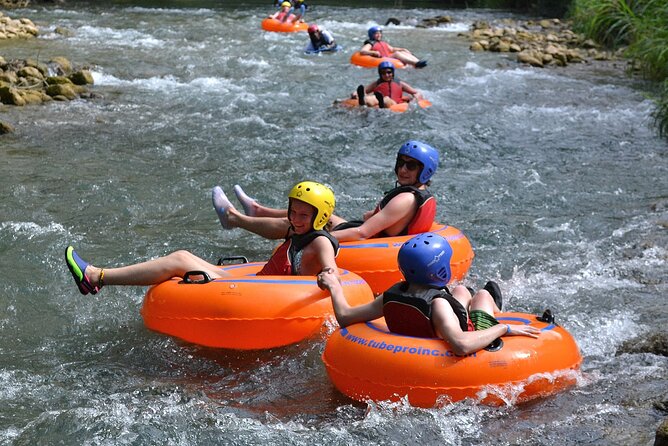 Ocho Rios: Waterfalls, River Tubing, and Beach Adventure - Getting Suited Up and Starting at River Rapids Jamaica
