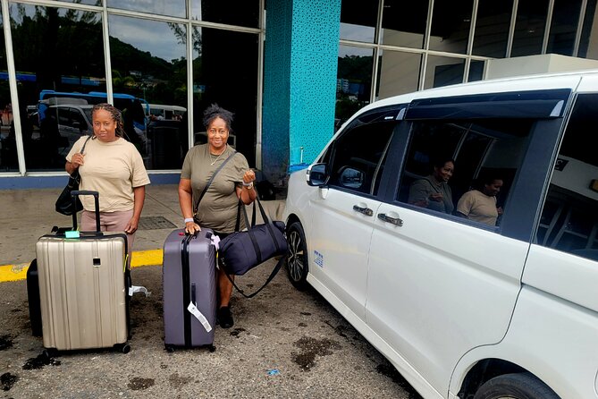 One way Private transfer from Airport to Resorts - Arrival at MBJ: the white-board meet and the first calm moment