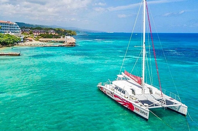 Party Catamaran Cruise with Open Bar and Snorkeling Montego Bay - Snorkeling by the Reef, Built into the Party Schedule