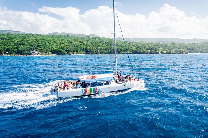 Party Catamaran with Dunns River Climb from Montego Bay - The Day Plan: Catamaran, Snorkel, Dunn’s River Falls, Then a Party Ride Back