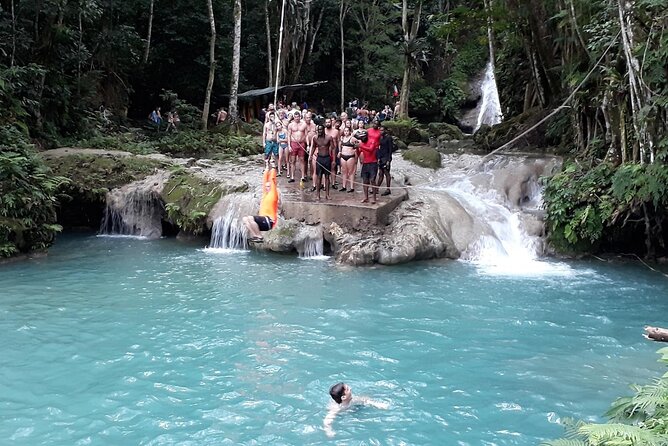 Private Blue Hole and River Tubing from Ocho Rios - Blue Hole at Ocho Rios: rope swing, jumps, caves, and guided confidence
