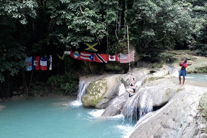 Private Blue Hole and River Tubing from Ocho Rios - River tubing on the White River: small rapids, relaxing float, rope swing, and photos