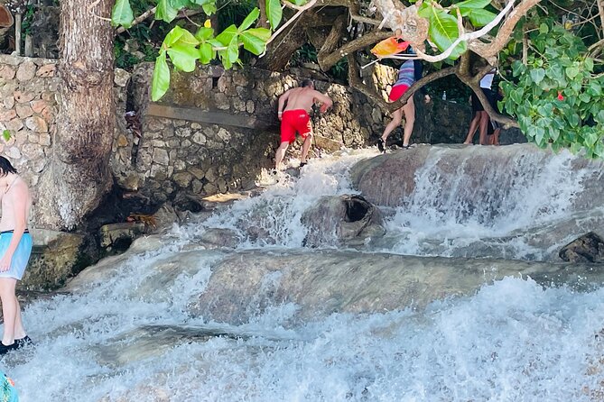 Private Dunn’s River Falls Experience + Blue Hole Secret falls - Island Gully Falls, Blue Hole Fun With Jumps and Rope Swings