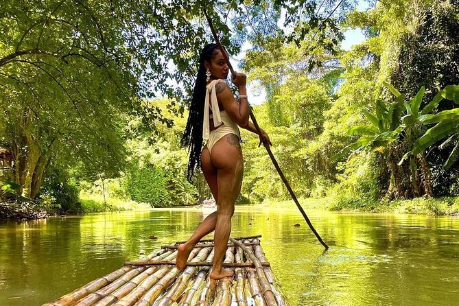 Private Martha Brae River Rafting Tour from Montego Bay - Sliding into the Martha Brae, not the tourist-chaos version