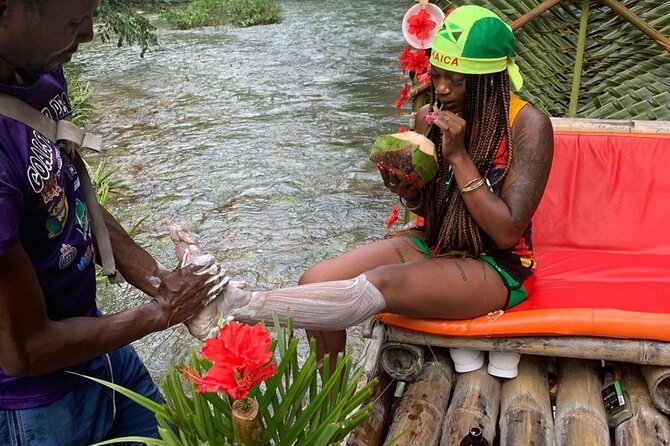 Private Montego Bay Bamboo Rafting with Limestone Foot Massage - Stop at Lethe Estate: where the river adventure begins