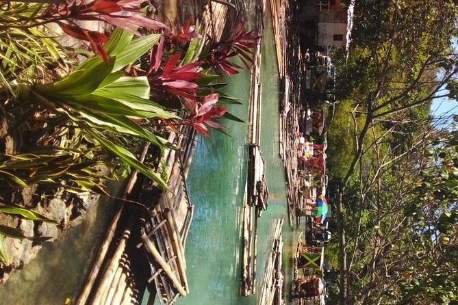 Private River Bamboo Rafting Activity in Ocho Rios Jamaica - Stop 1 and Beyond: Private Beach Photos, Seafood Area, and Fruit Taste
