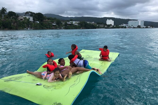 Private Yacht Party Boat Rental Excursion in Ocho Rios, Jamaica - A private 55-foot Hatteras, party-friendly and still family workable