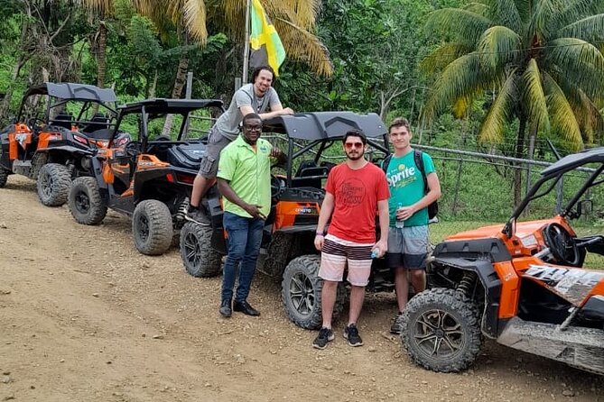 RastaSafari Experience from Montego Bay - Safety Briefing and the ATV Ride Uphill Into Farms and Forests