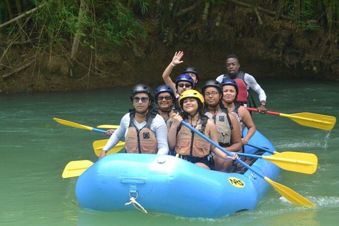 River Rapids Waterfalls Rafting and Beach Adventure - Bamboo Shade, Rope Swing, and River Breaks