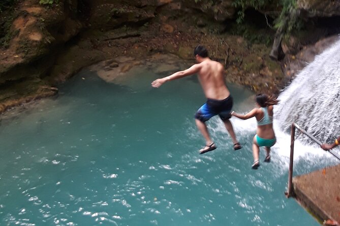 River Tubing and Blue Hole Private Tour from Ocho Rios - Blue Hole: Waterfall Hike, Caves, Cliff Jumps, and Rope Swing