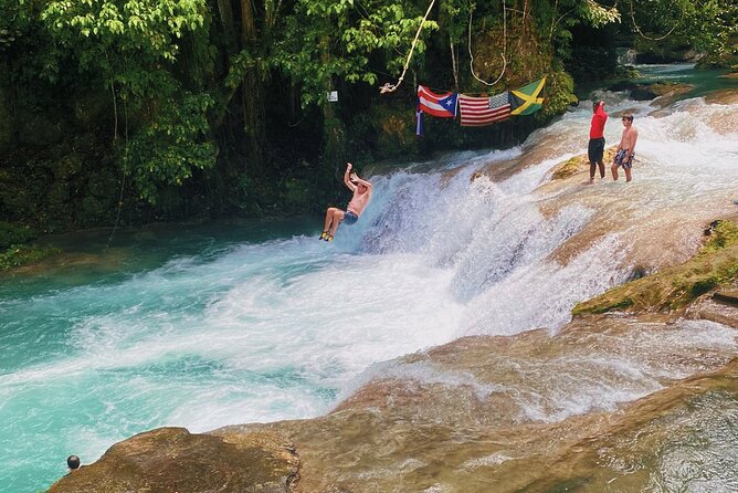 The Best of Dunn's River ,Blue Hole and Tubing from Ocho Rios - Dunn’s River Falls: 180 Feet High, 600 Feet Long
