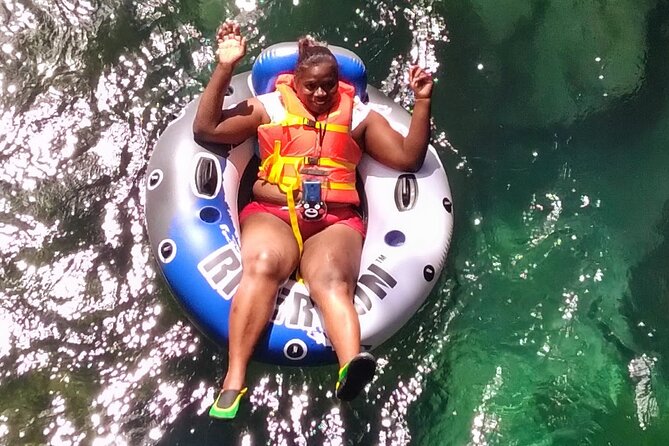 Triple Action pack Combo (Blue Hole, Horse back riding and river tubing) - Blue Hole at a National Heritage Site: Jumps, Rope Swing, and a Cave