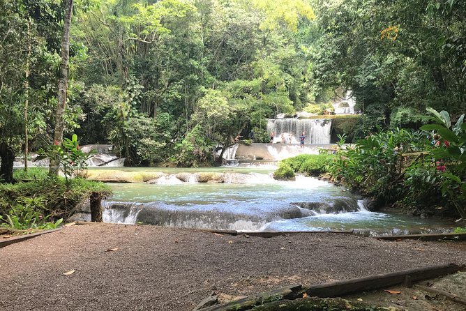 YS Falls Private Full-Day Adventure Tour with Pickup - YS Falls in Black River: seven waterfalls and a choose-your-own-adventure feel